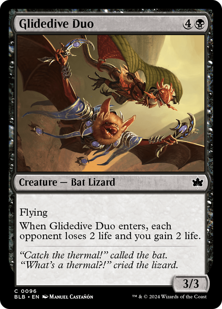 Glidedive Duo (BLB-096)  Foil - Bloomburrow
