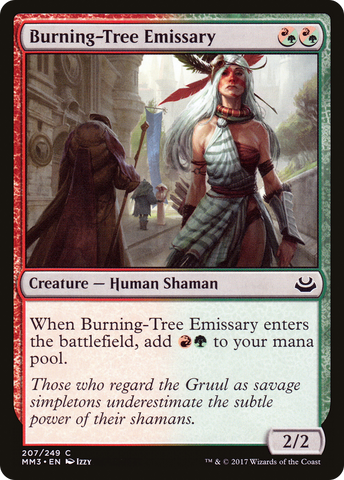 Burning-Tree Emissary (MM3-207)  Foil - Modern Masters 2017
