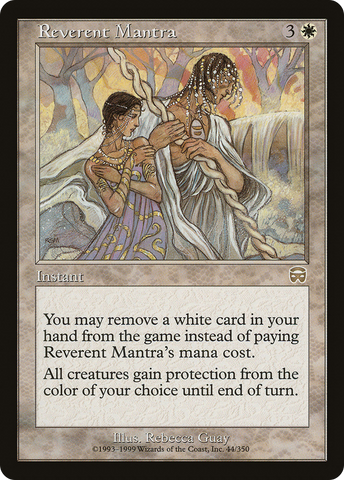 Reverent Mantra (MMQ-044)  Foil - Mercadian Masques
