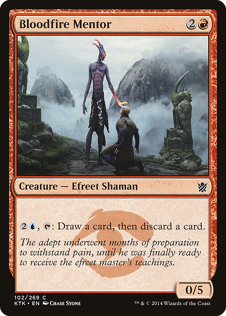Bloodfire Mentor (KTK-102)  Foil - Khans of Tarkir