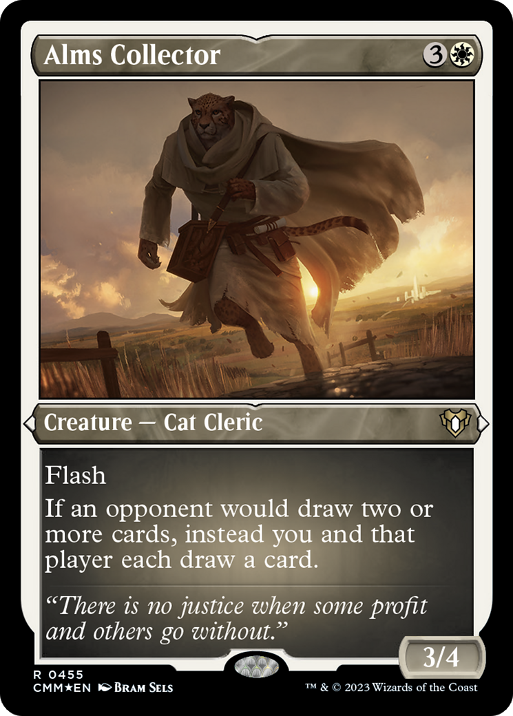 Alms Collector (Foil Etched) (CMM-455)  Foil - Commander Masters