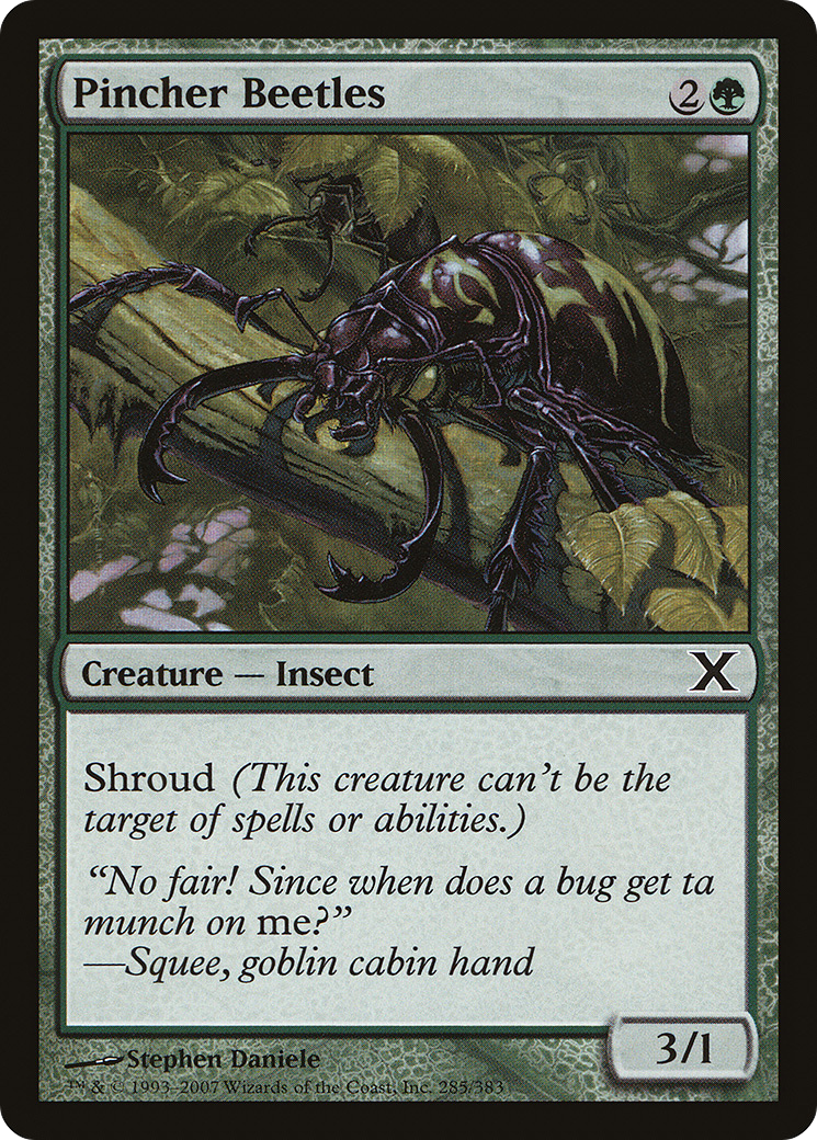 Pincher Beetles (10E-285)  - Tenth Edition