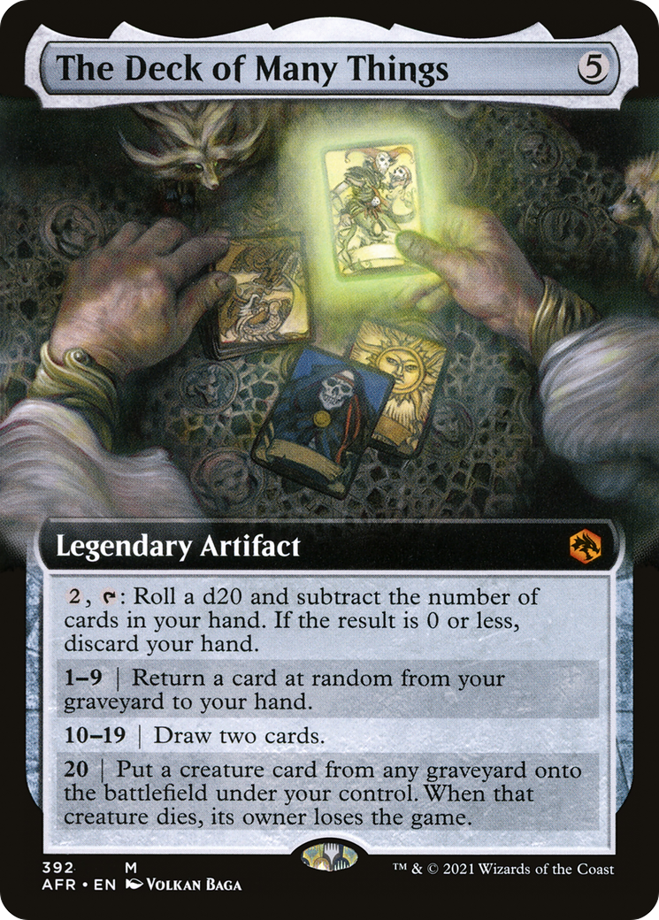 The Deck of Many Things (Extended Art) (AFR-392)  Foil - Adventures in the Forgotten Realms: (Extended Art)