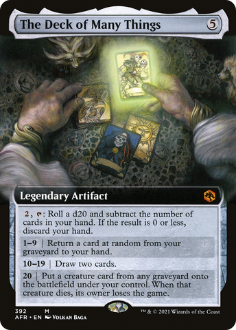 The Deck of Many Things (Extended Art) (AFR-392)  - Adventures in the Forgotten Realms: (Extended Art)