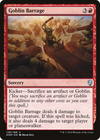 Goblin Barrage (DOM-128)  - Dominaria