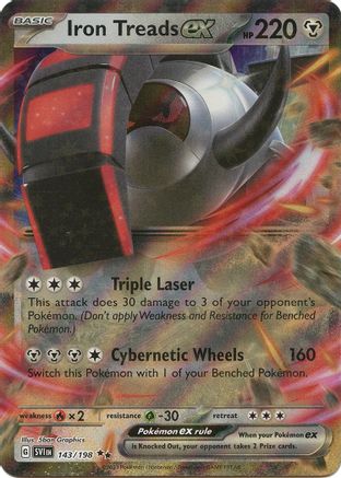 Iron Treads ex 143/198 - Holofoil SV01 Scarlet & Violet Base Set