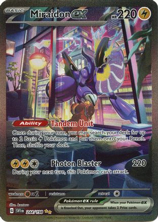 Miraidon ex 244/198 - Holofoil SV01 Scarlet & Violet Base Set