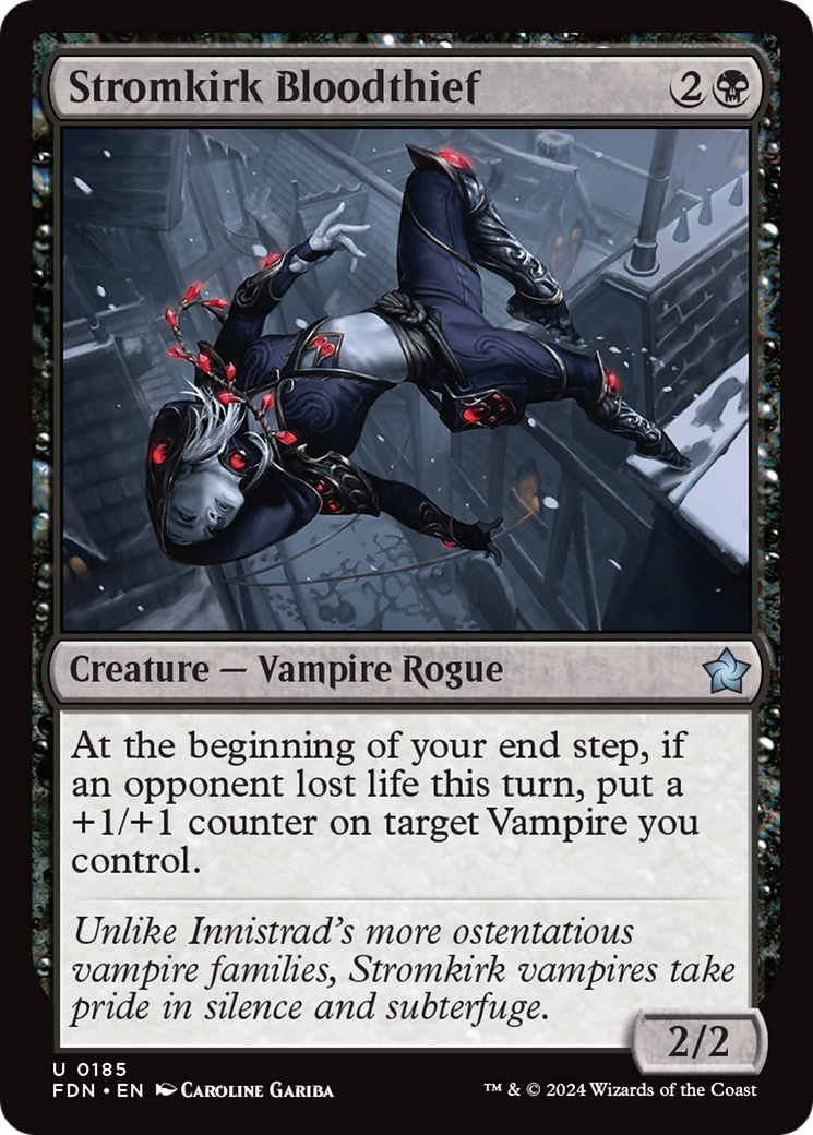 Stromkirk Bloodthief (FDN-185)  Foil - Foundations