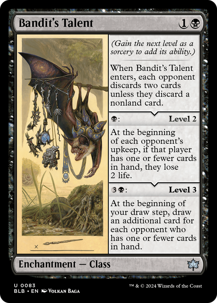 Bandit's Talent (BLB-083)  Foil - Bloomburrow