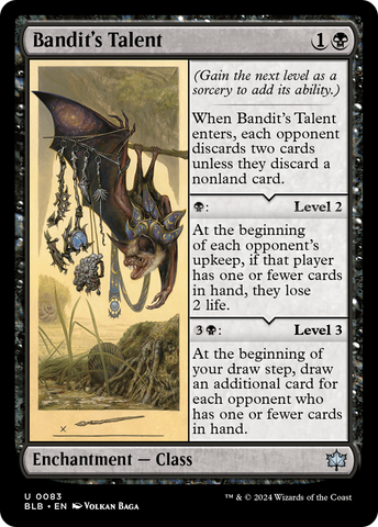 Bandit's Talent (BLB-083)  Foil - Bloomburrow