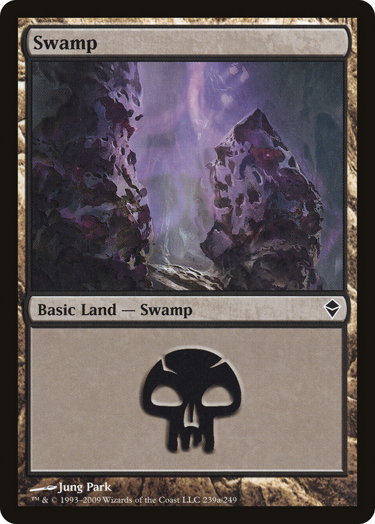 Swamp (239a) (ZEN-239A)  - Zendikar