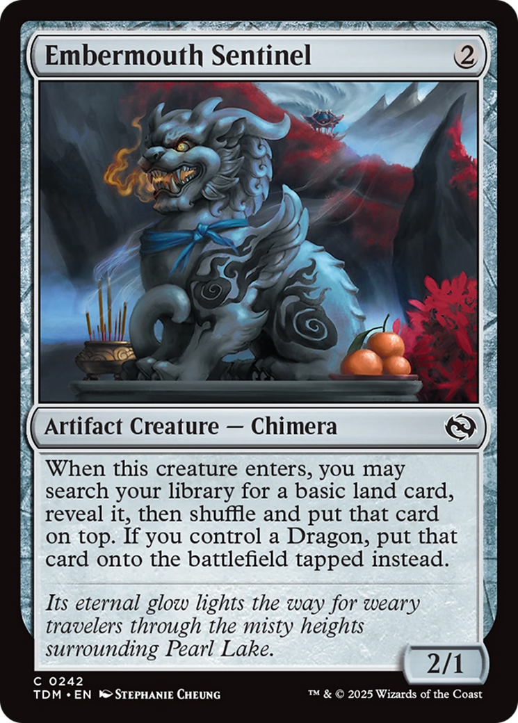 Embermouth Sentinel (TDM-242)  Foil - Tarkir: Dragonstorm