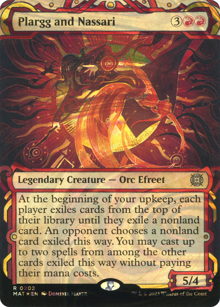 Plargg and Nassari (Halo Foil) (MAT-202)  Foil - March of the Machine: The Aftermath: (Showcase) (Borderless)