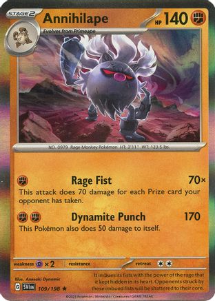 Annihilape 109/198 - Holofoil SV01 Scarlet & Violet Base Set