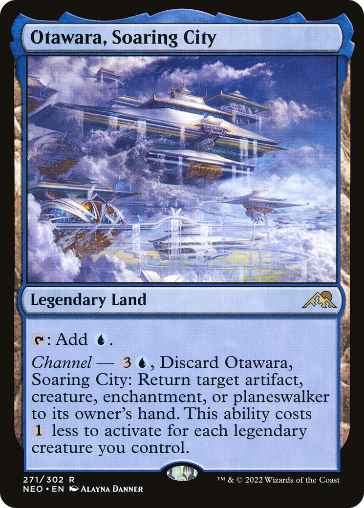 Otawara, Soaring City (NEO-271)  Foil - Kamigawa: Neon Dynasty