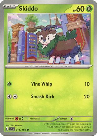 Skiddo 011  SV01 Scarlet & Violet Base Set