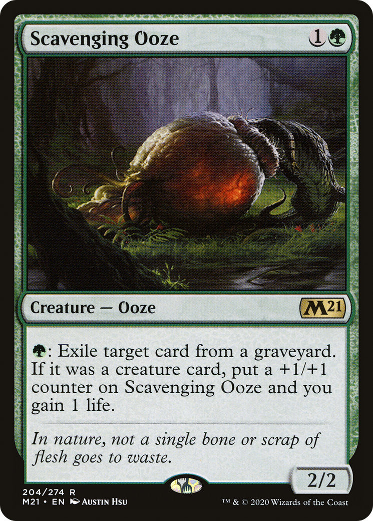 Scavenging Ooze (M21-204)  Foil - Core Set 2021