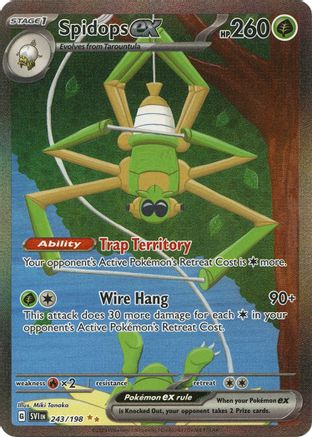 Spidops ex 243/198 - Holofoil SV01 Scarlet & Violet Base Set