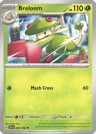 Breloom 004  SV01 Scarlet & Violet Base Set