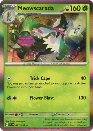 Meowscarada 015/198 - Holofoil SV01 Scarlet & Violet Base Set