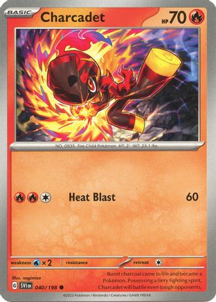 Charcadet 040/198 - Reverse Holofoil SV01 Scarlet & Violet Base Set