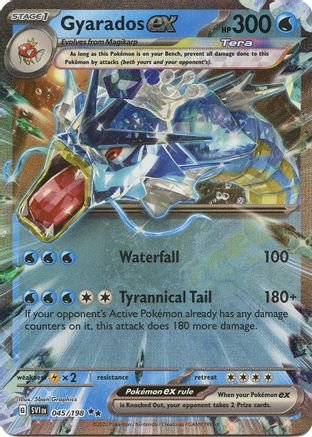 Gyarados ex 045/198 - Holofoil SV01 Scarlet & Violet Base Set