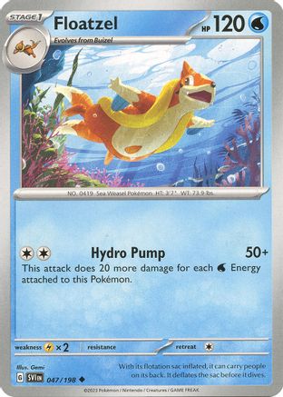 Floatzel 047/198  SV01 Scarlet & Violet Base Set