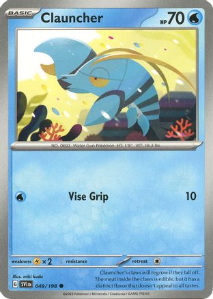 Clauncher 049/198 - Reverse Holofoil SV01 Scarlet & Violet Base Set