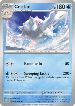 Cetitan 060/198  SV01 Scarlet & Violet Base Set