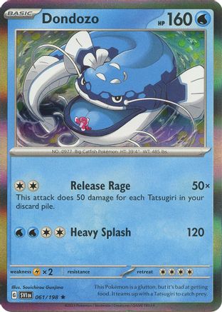 Dondozo 061/198 - Reverse Holofoil SV01 Scarlet & Violet Base Set