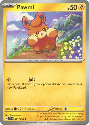 Pawmi 073/198 - Reverse Holofoil SV01 Scarlet & Violet Base Set