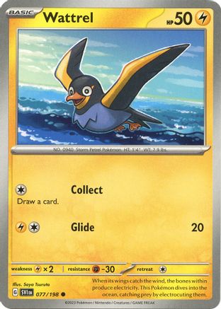 Wattrel 077/198  SV01 Scarlet & Violet Base Set