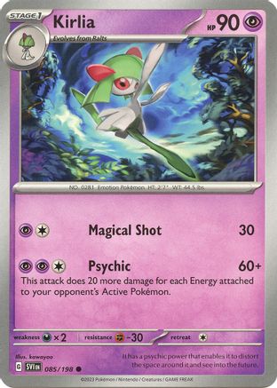 Kirlia 085/198 - Reverse Holofoil SV01 Scarlet & Violet Base Set
