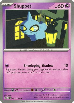 Shuppet 087  SV01 Scarlet & Violet Base Set