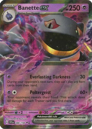 Banette ex 088/198 - Holofoil SV01 Scarlet & Violet Base Set