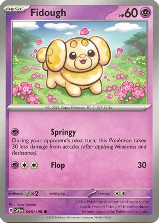 Fidough 098/198  SV01 Scarlet & Violet Base Set