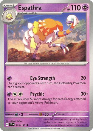 Espathra 103/198 - Reverse Holofoil SV01 Scarlet & Violet Base Set
