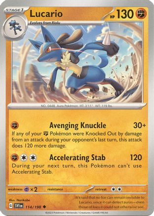 Lucario 114/198  SV01 Scarlet & Violet Base Set