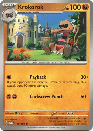 Krokorok 116  SV01 Scarlet & Violet Base Set