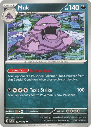 Muk 127/198  SV01 Scarlet & Violet Base Set