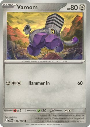 Varoom 141/198 - Reverse Holofoil SV01 Scarlet & Violet Base Set