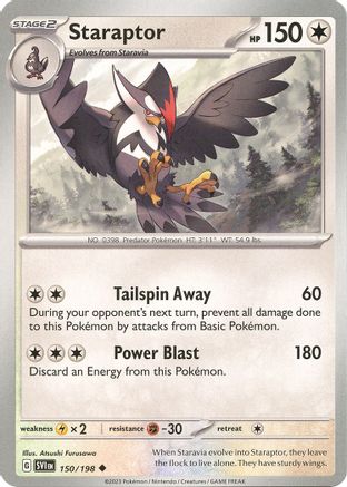 Staraptor 150 - Reverse Holofoil SV01 Scarlet & Violet Base Set