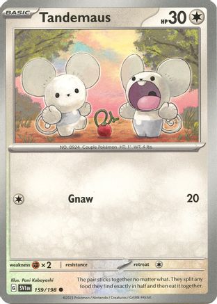 Tandemaus 159/198 - Reverse Holofoil SV01 Scarlet & Violet Base Set