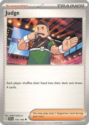 Judge 176 - Reverse Holofoil SV01 Scarlet & Violet Base Set