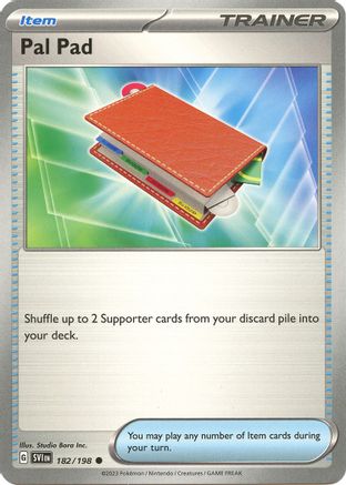 Pal Pad 182/198 - Reverse Holofoil SV01 Scarlet & Violet Base Set