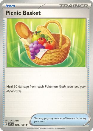 Picnic Basket 184/198 - Reverse Holofoil SV01 Scarlet & Violet Base Set