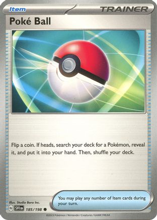 Poke Ball 185/198  SV01 Scarlet & Violet Base Set