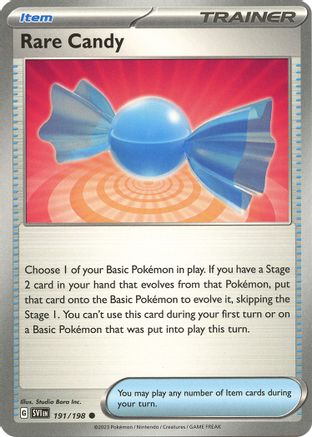Rare Candy 191/198  SV01 Scarlet & Violet Base Set