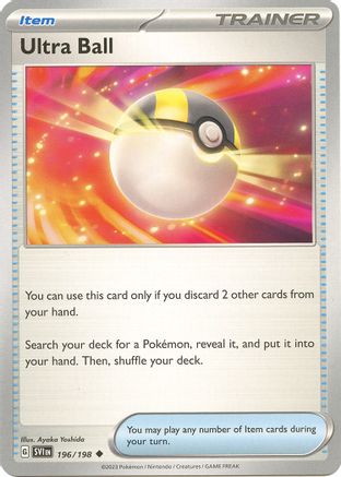 Ultra Ball 196/198  SV01 Scarlet & Violet Base Set
