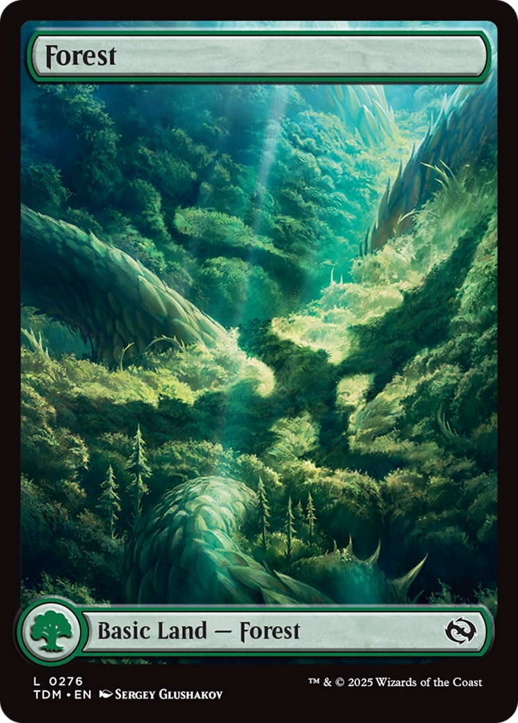Forest (0276) (TDM-276)  Foil - Tarkir: Dragonstorm
